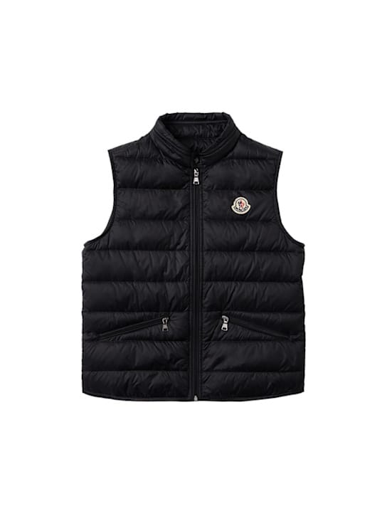 Moncler: 可打包尼龙羽绒背心