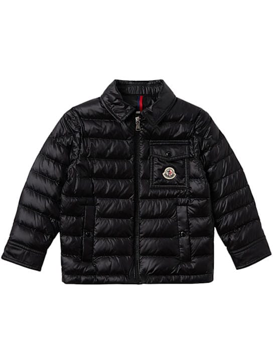 Moncler: 莫里永尼龙羽绒衬衫夹克