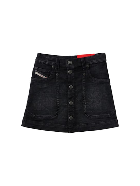 Diesel Kids: 棉混纺牛仔裙