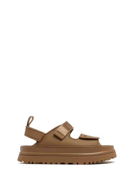 Ugg: Logo print sandals