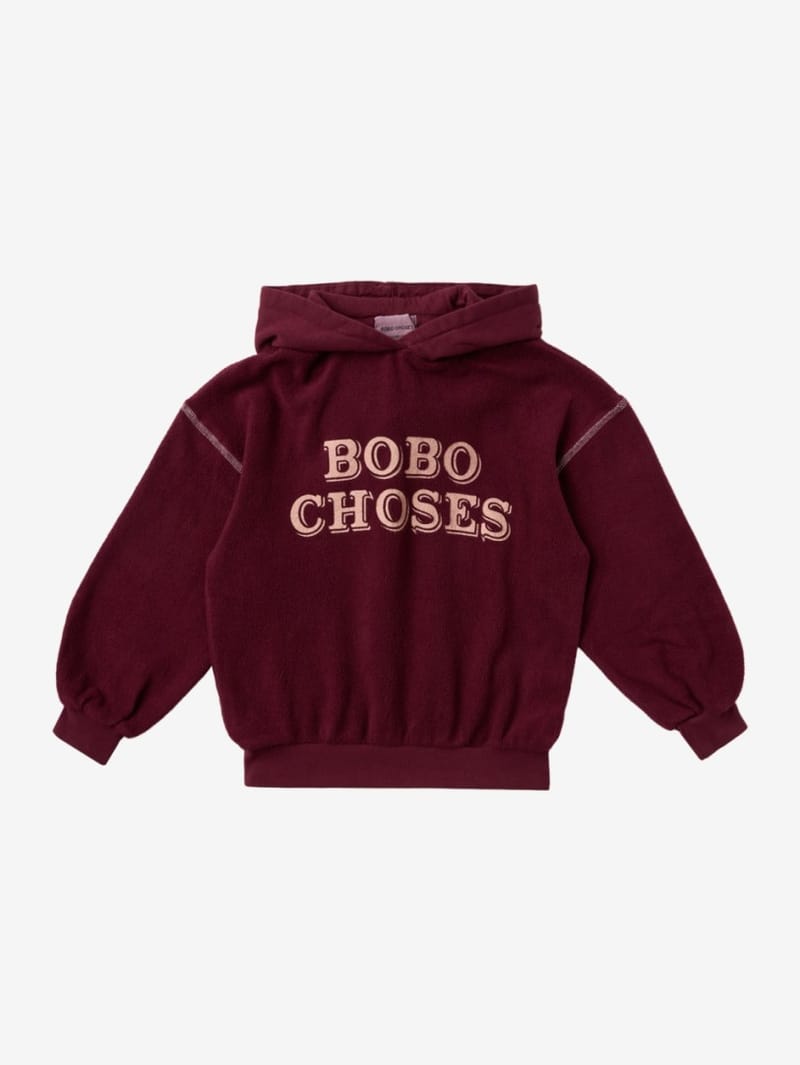 Bobo Choses: Organic cotton hoodie with embossed logo