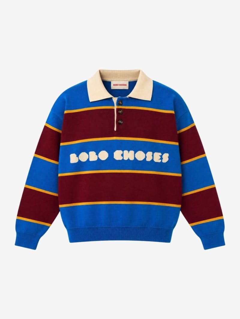 Bobo Choses: Polo a righe più vistose