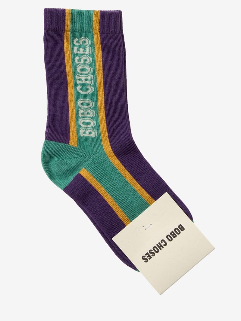 Bobo Choses: Extra-long organic cotton logo socks