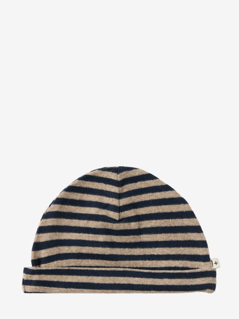 1 + IN THE FAMILY: Striped beanie
