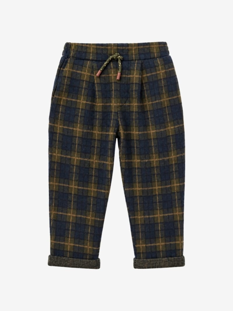 1 + IN THE FAMILY: Plaid drawstring pants