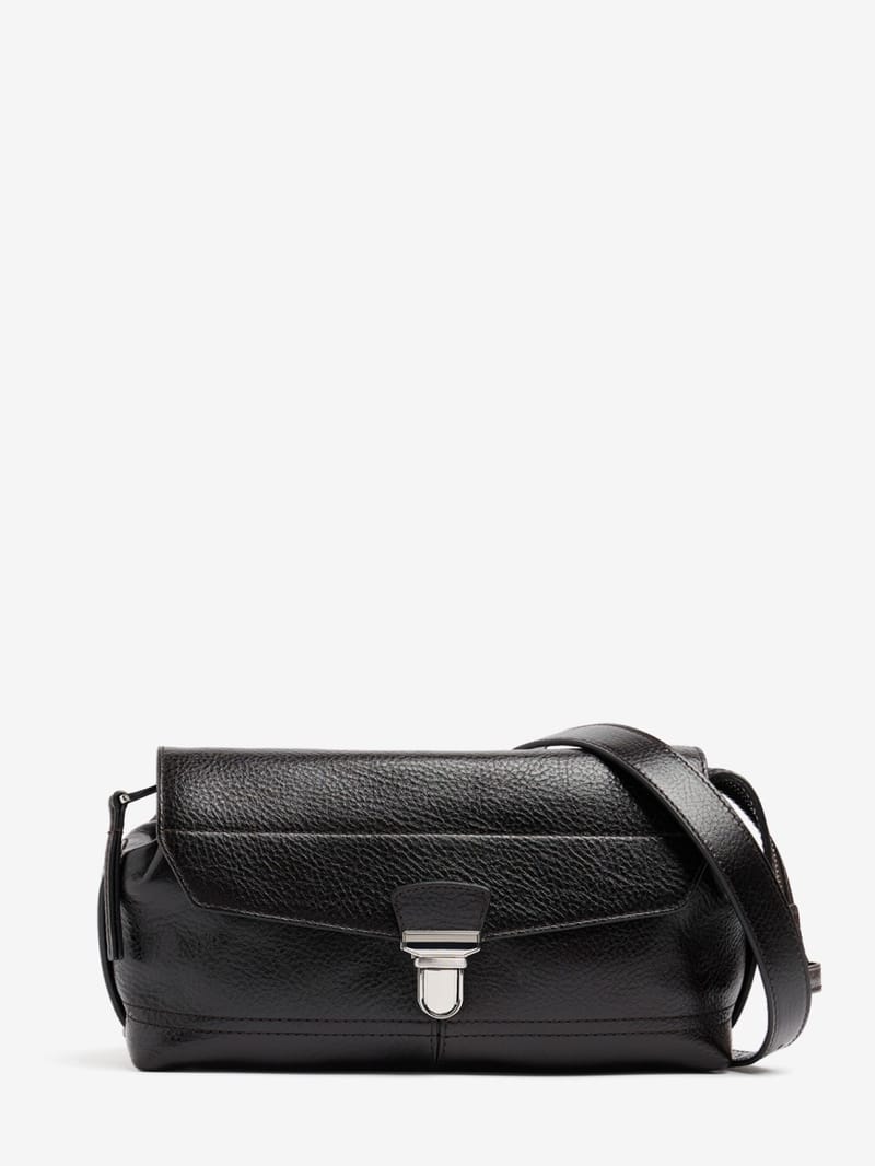 Lemaire: Schultertasche Small Gear aus genarbtem Leder