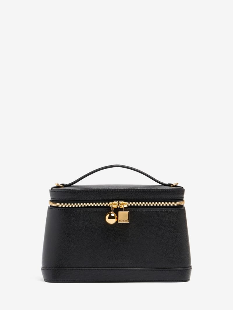 Jacquemus: Henkeltasche Le Petit Vanity aus Leder