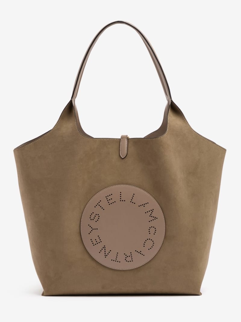 Stella McCartney: Borsa shopping reversibile con logo alter mat