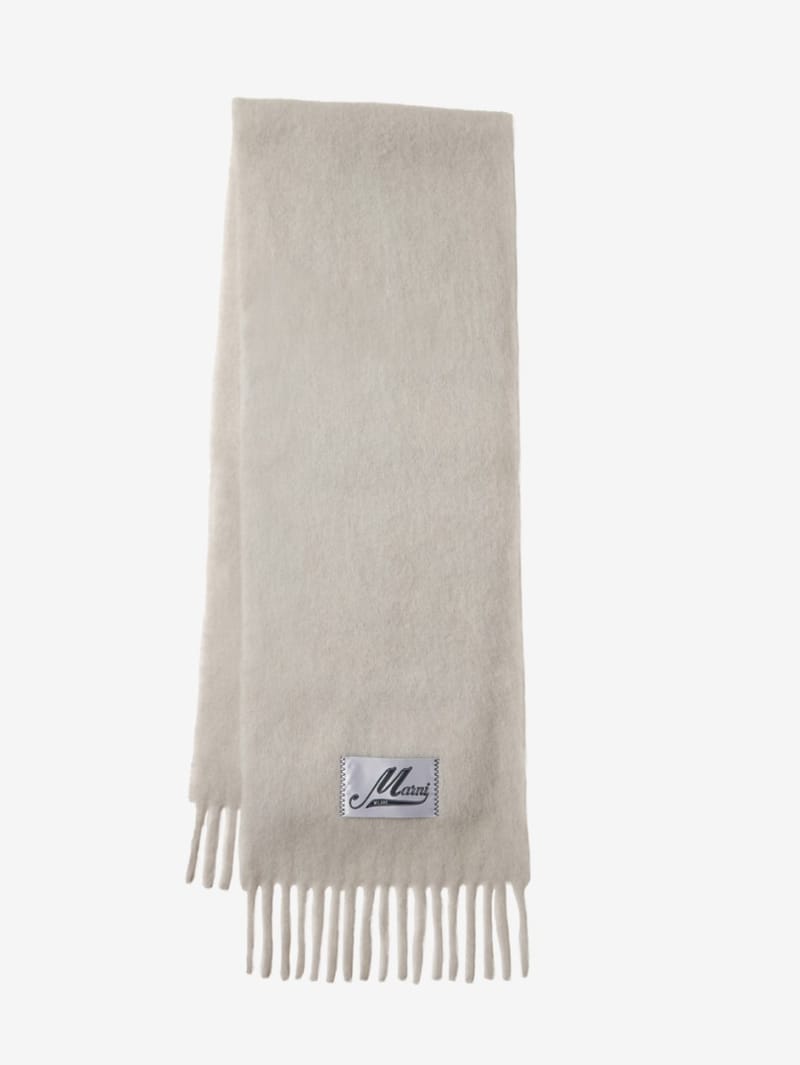 Marni: Brushed alpaca blend scarf