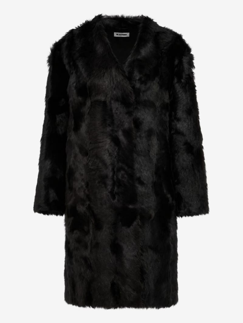 Jil Sander: Mohair coat with front fastening