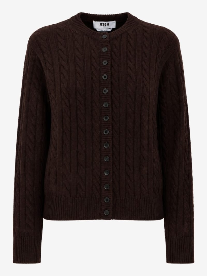 MSGM: Cardigan a trecce