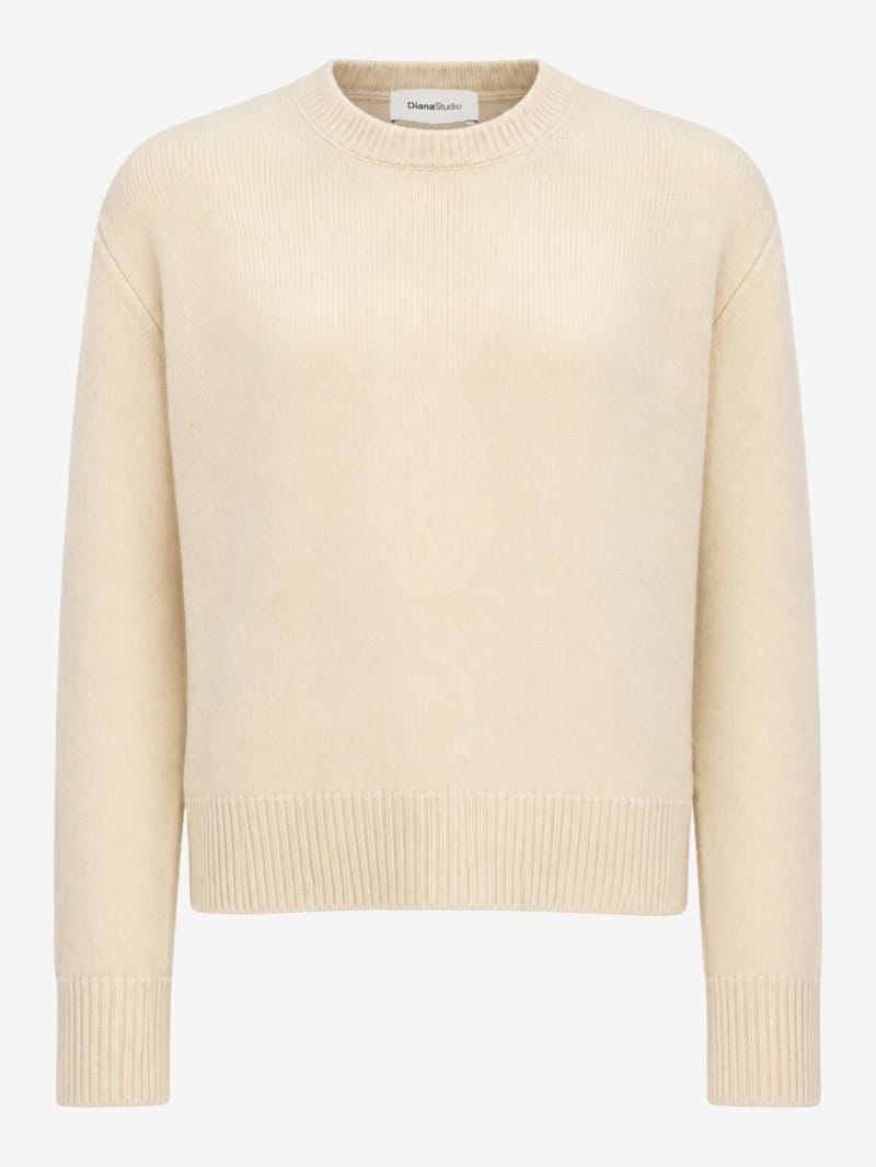 DIANA STUDIO: Cashmere Crewneck Knit Jumper