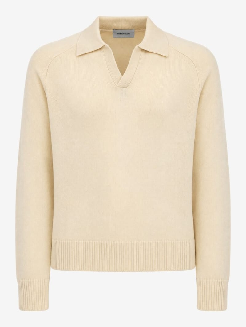 DIANA STUDIO: Cashmere Knit Polo