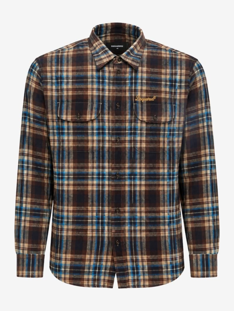 Dsquared2: Checked Canadian Shirt