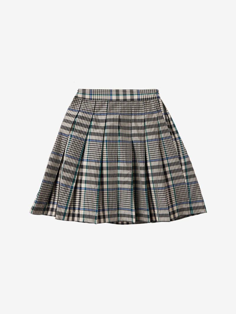 COSMOSOPHIE: Checkered skirt