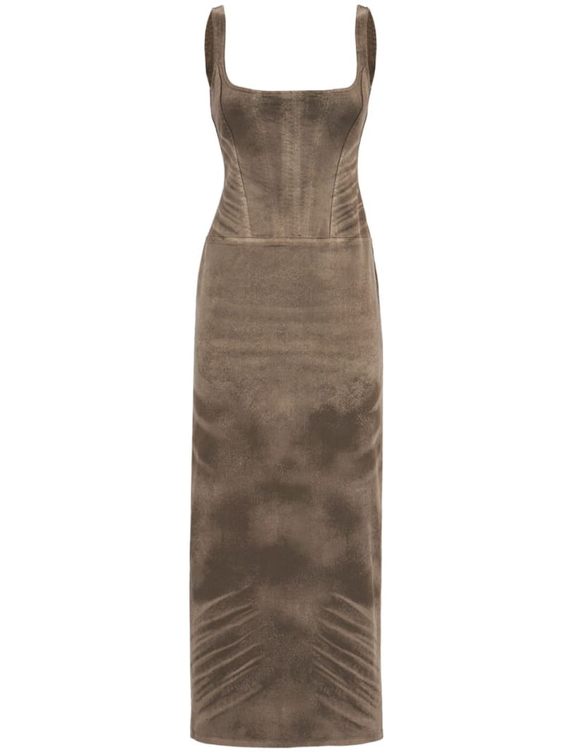Giuseppe Di Morabito: Cotton blend midi dress