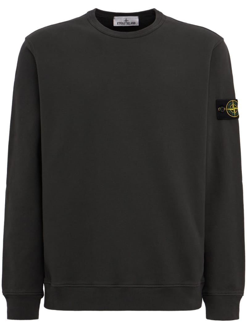 Stone Island: 棉质圆领卫衣