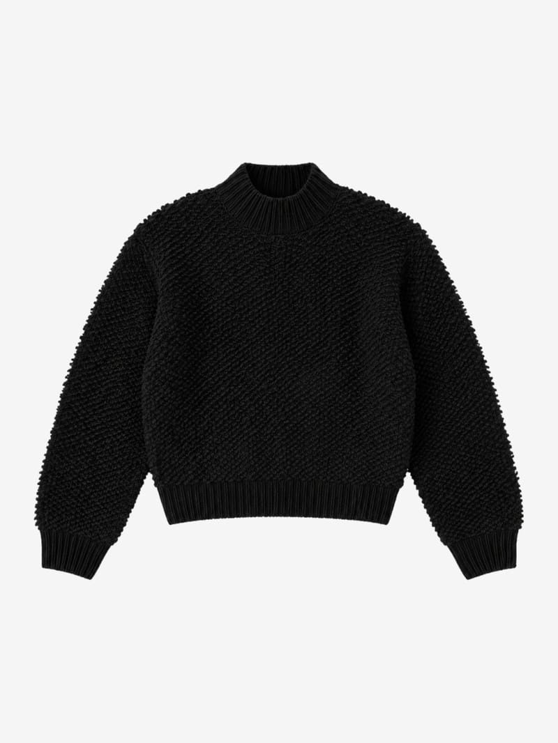 Diesel Kids: Cotton jersey turtleneck sweatshirt