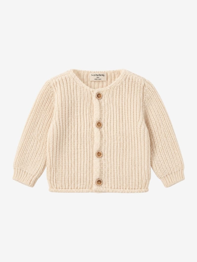 1 + IN THE FAMILY: Rippstrick-Cardigan