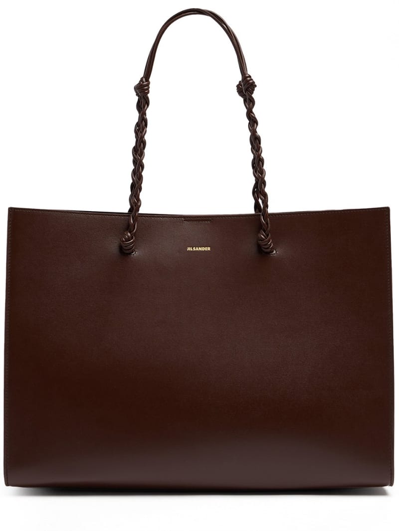 Jil Sander: Tangle EW Schultertasche aus Kalbsleder