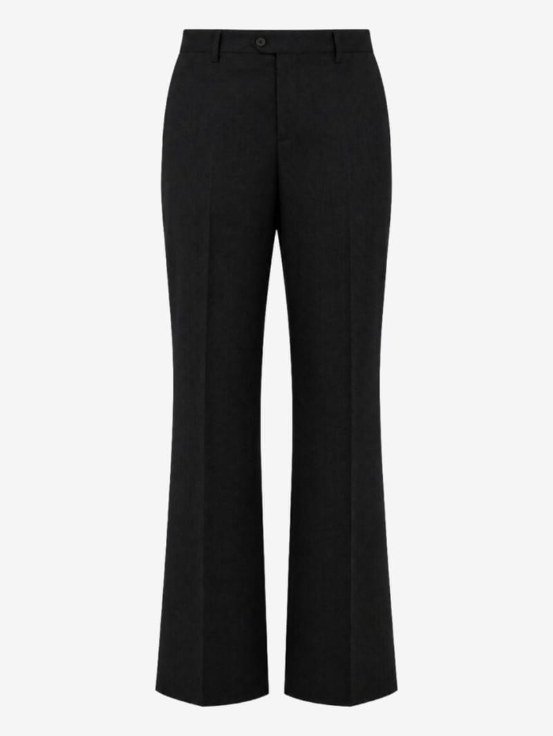 ANIPS: Merino wool flared pants 