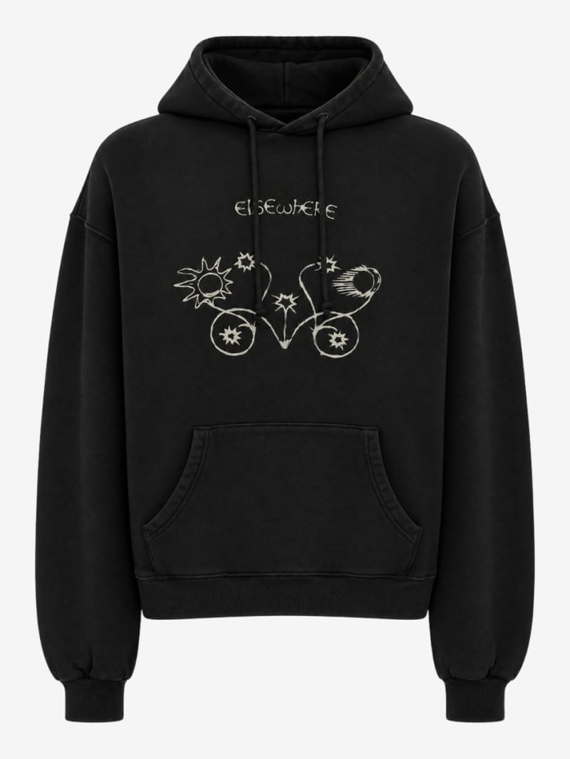 Bluemarble: Celestial Elsewhere cotton hoodie