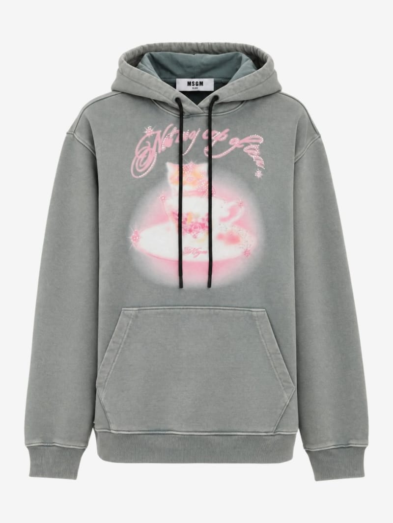 MSGM: Printed hoodie