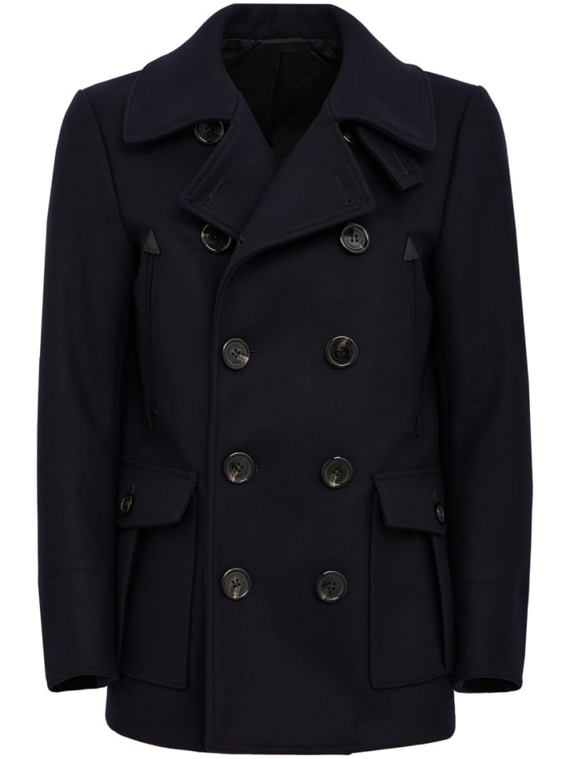 Dsquared2: Felted Wool Peacoat