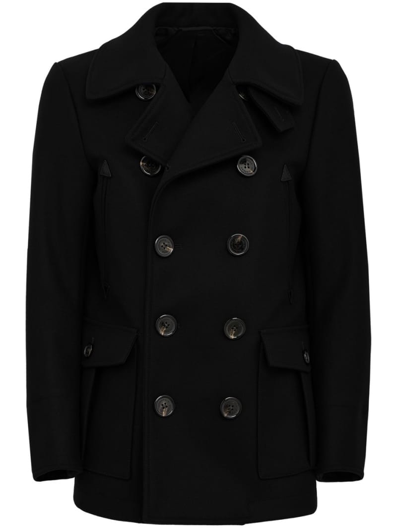 Dsquared2: Felted Wool Peacoat
