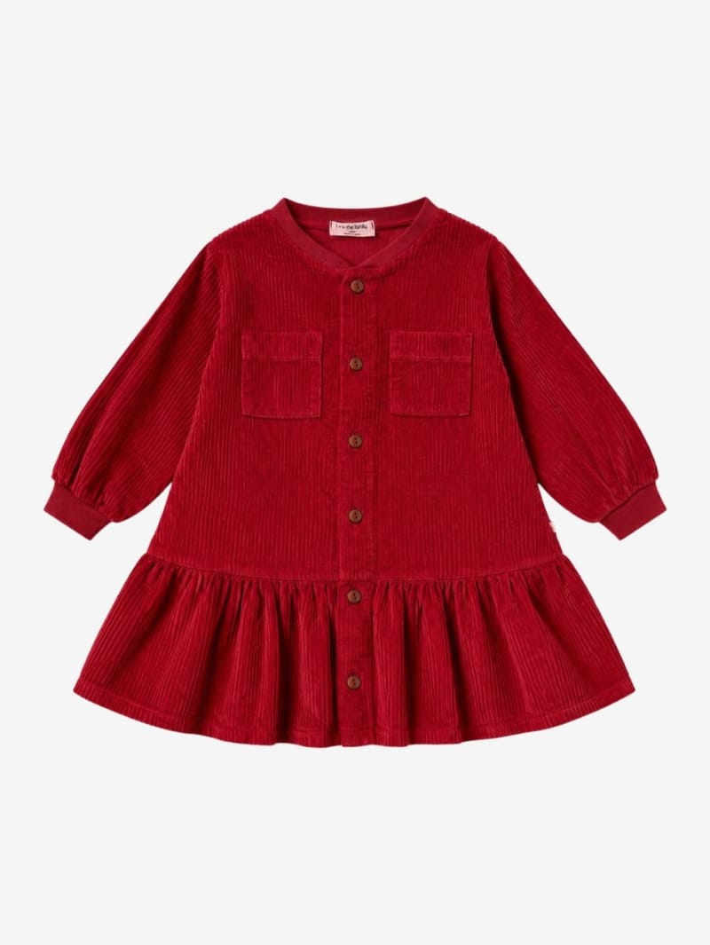 1 + IN THE FAMILY: Ruffle-trim knit dress