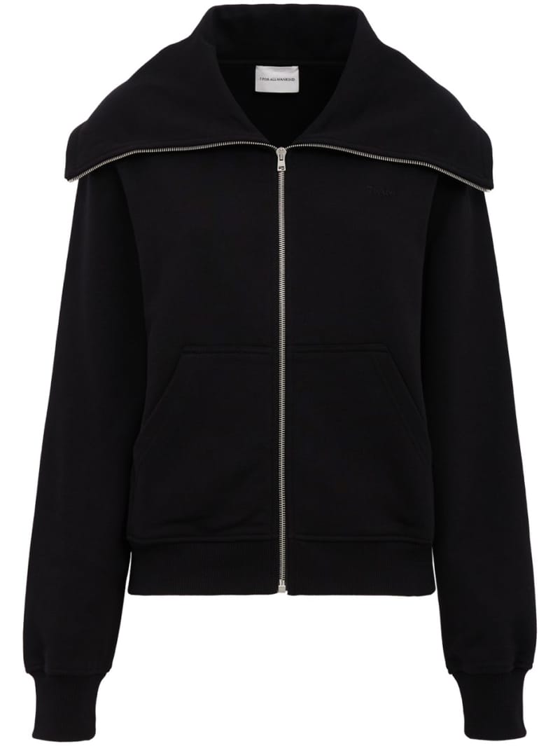 7 For All Mankind: High neck zip hoodie