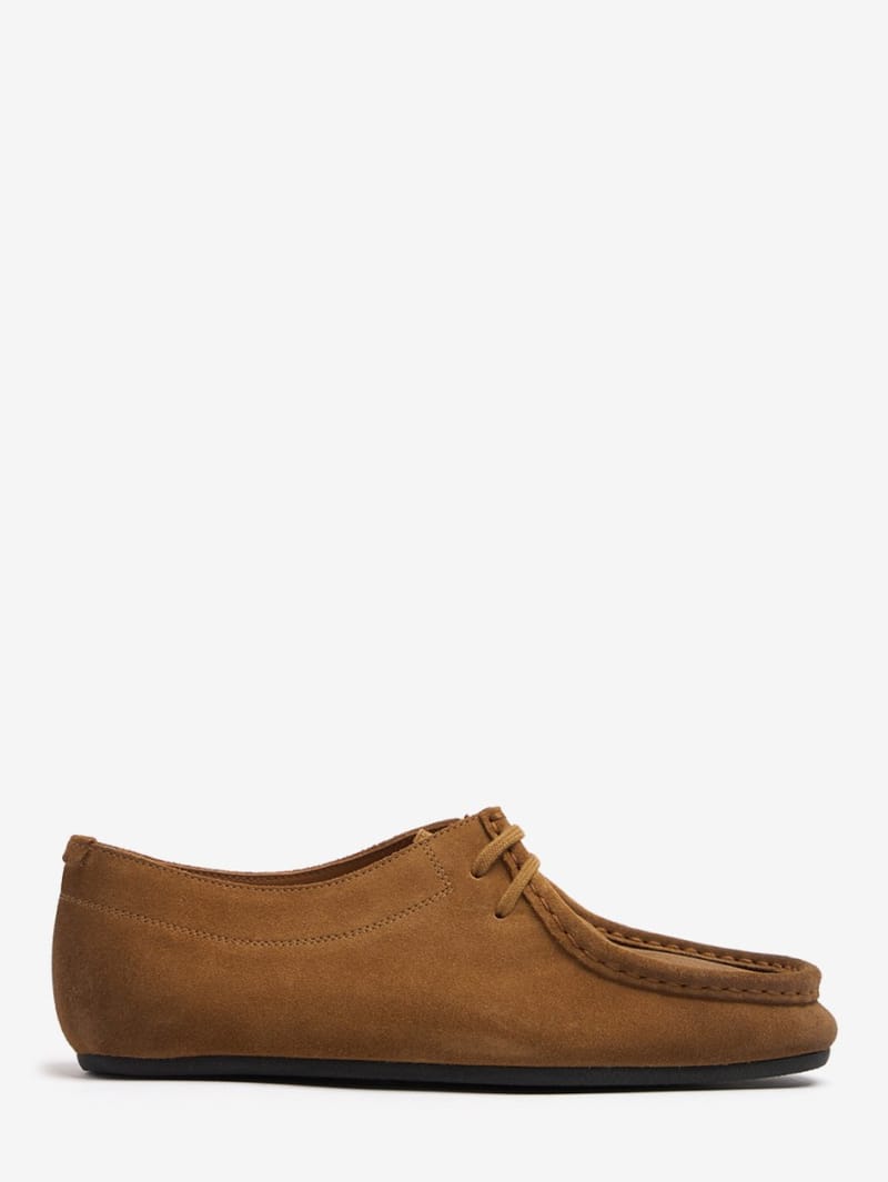 Jil Sander: Hood suede lace-up shoes