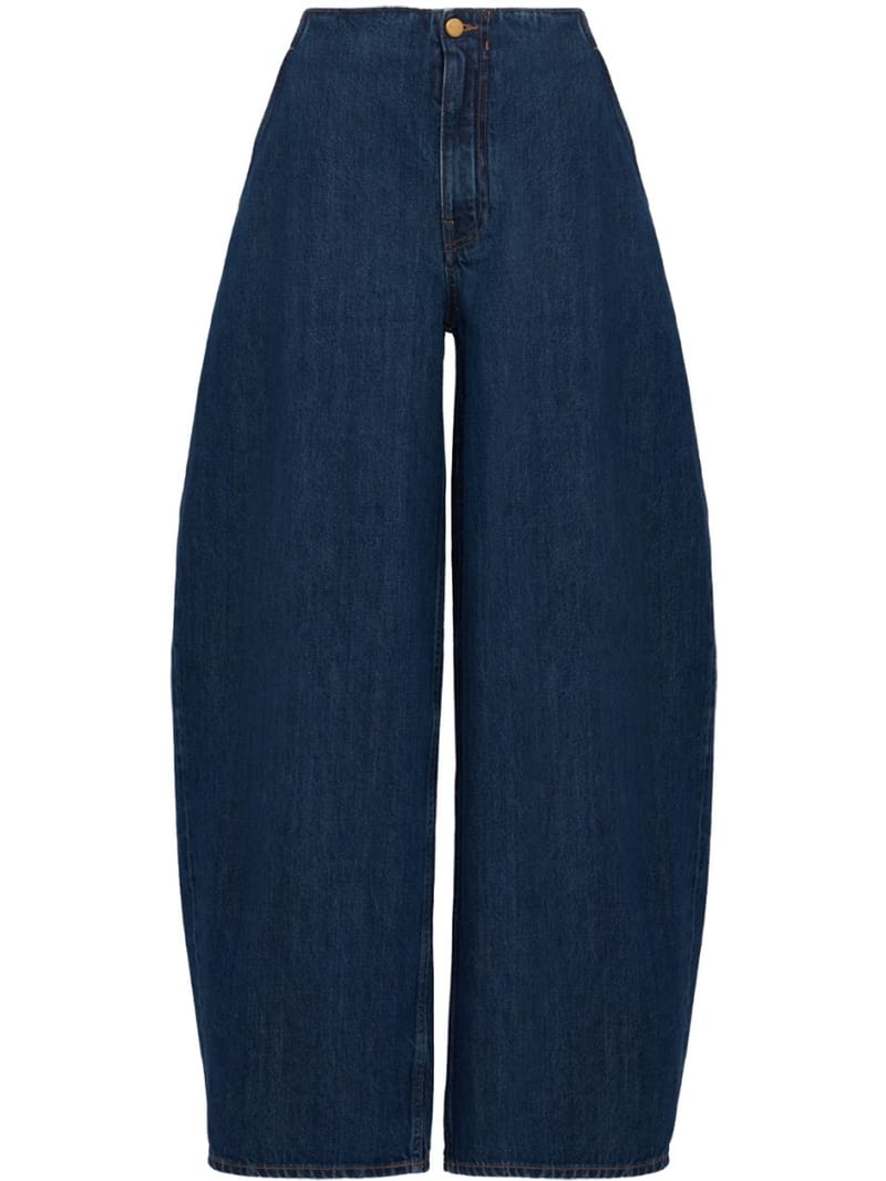 Jil Sander: Treated cotton denim jeans