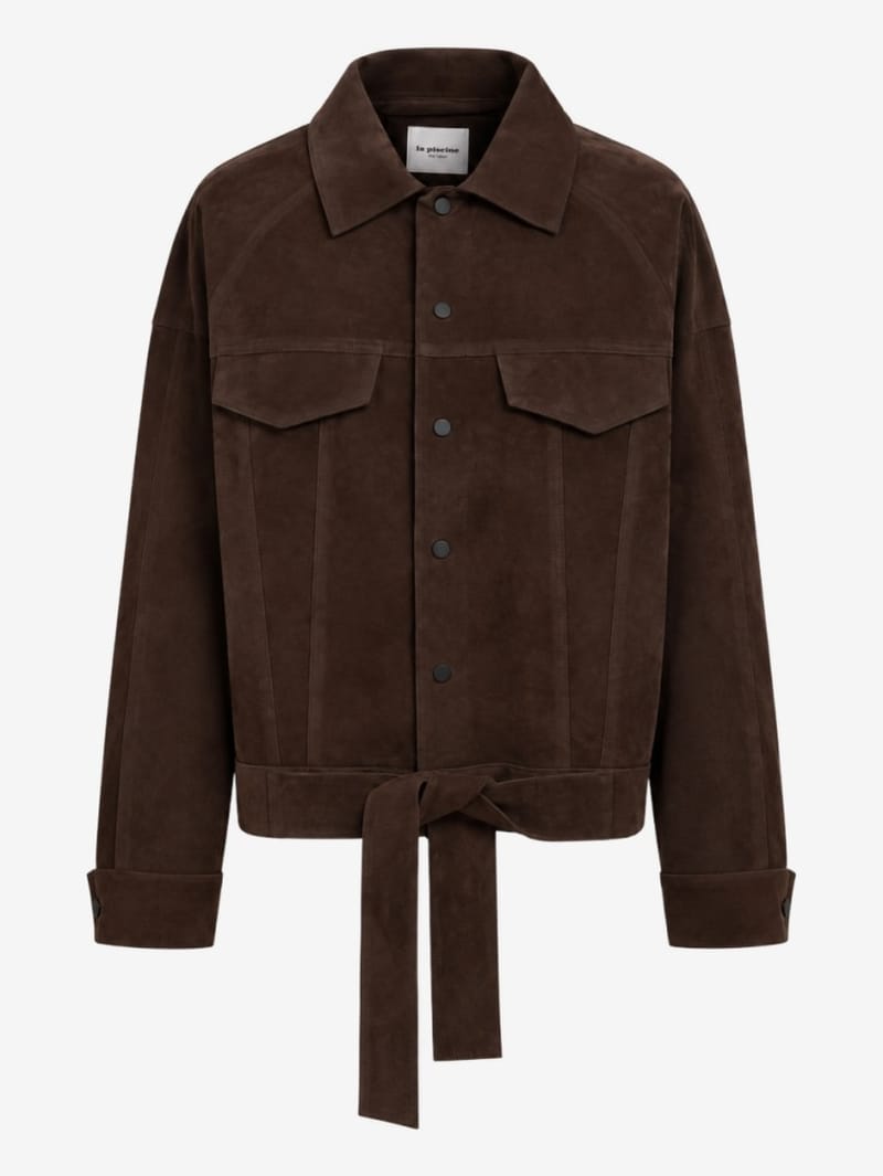 LA PISCINE: Leather jacket