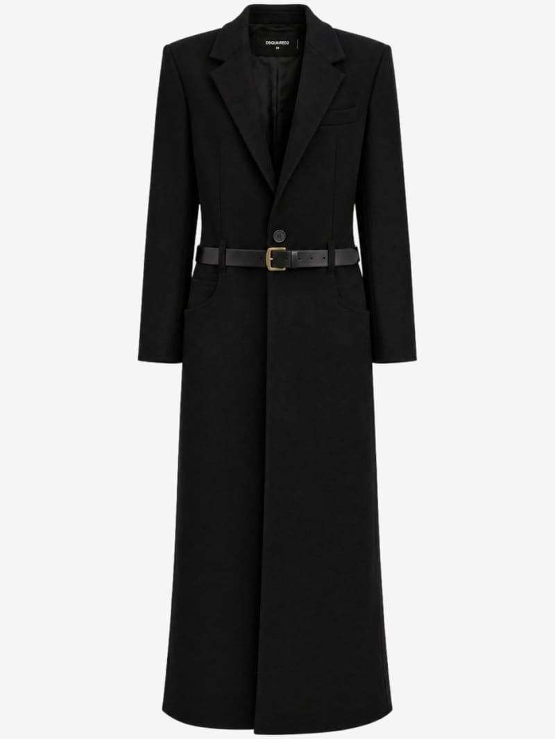 Dsquared2: Low Belt Coat