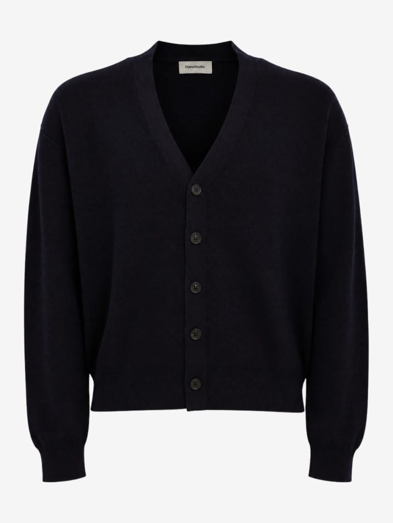 DIANA STUDIO: Merino wool knit cardigan
