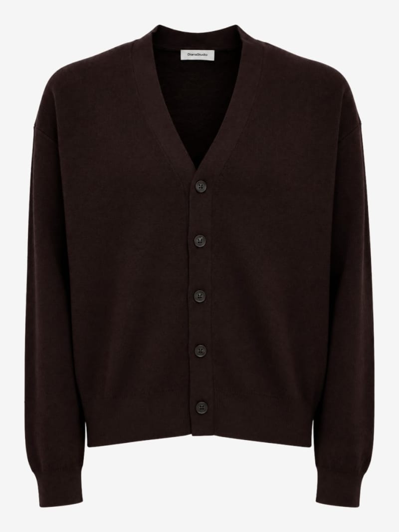 DIANA STUDIO: Merino wool knit cardigan