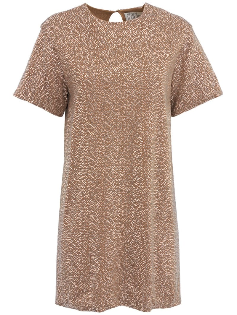 Giuseppe Di Morabito: Metallic mesh mini dress