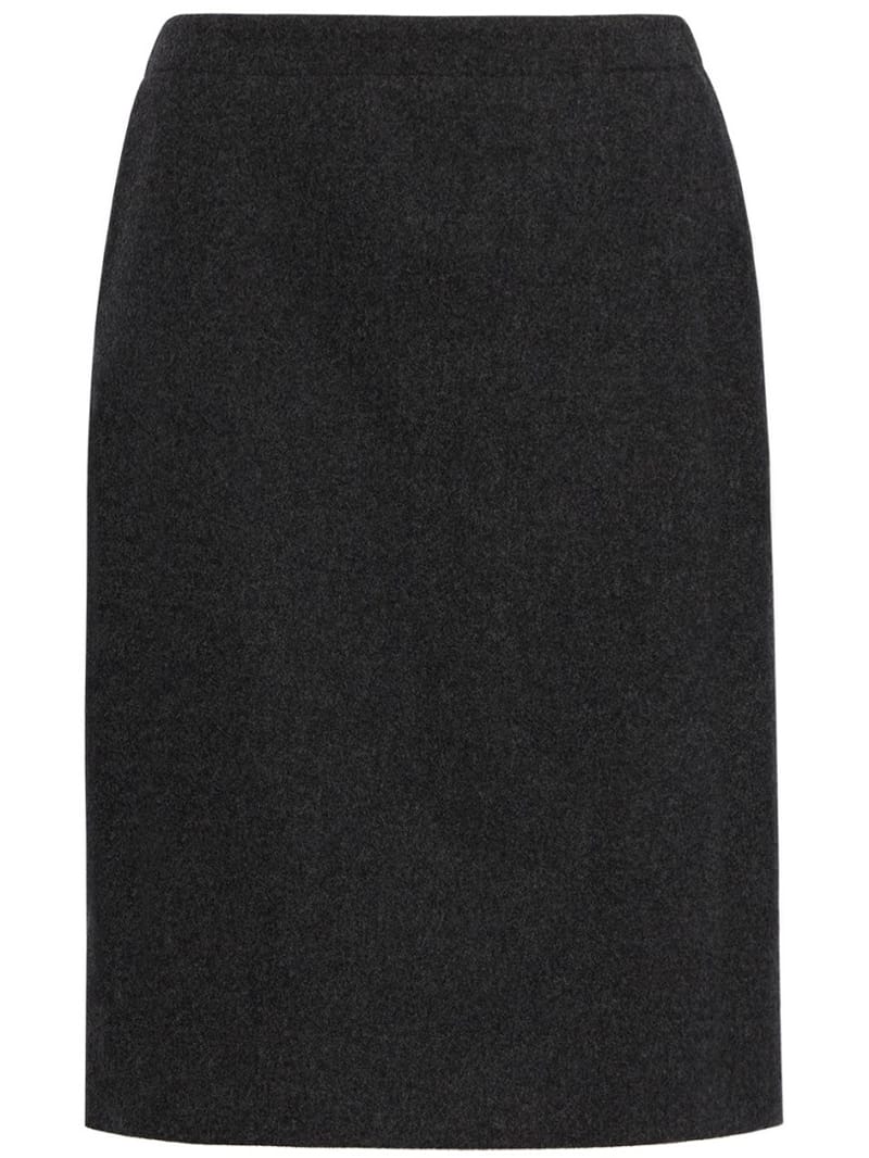 Jil Sander: Virgin wool mini skirt