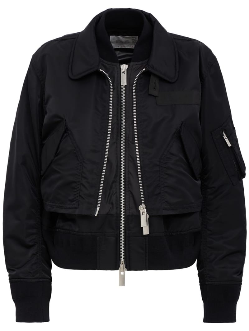 Sacai: Nylon Twill Blouson
