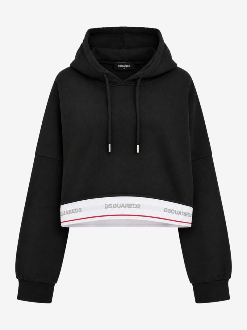 Dsquared2: Onion Cropped Fit Hoodie