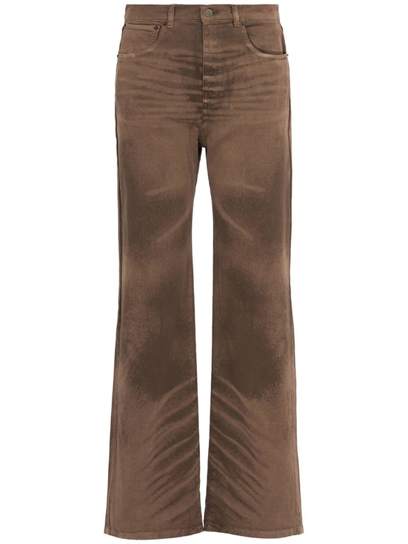 Giuseppe Di Morabito: Flared cotton five-pocket pants