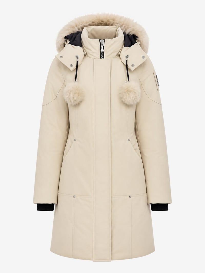 Moose Knuckles: Parka Stirling de nailon elástico