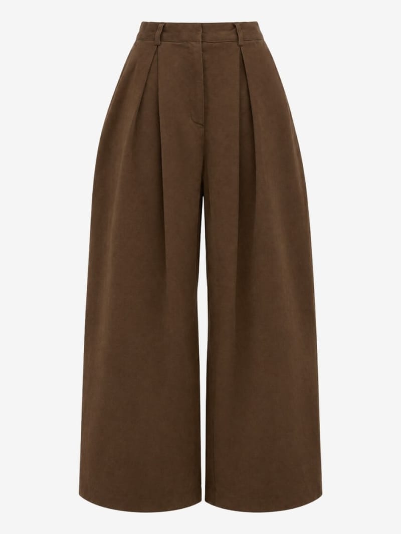 LA PISCINE: Pence wide pants