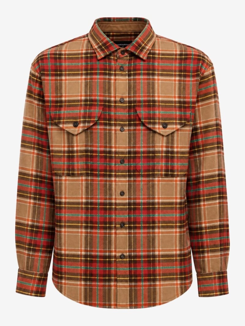 Dsquared2: Plaid Military Shirt