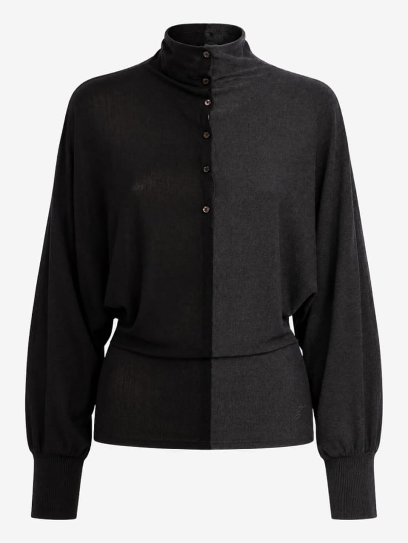 Jacquemus: Silk and viscose polo Losange