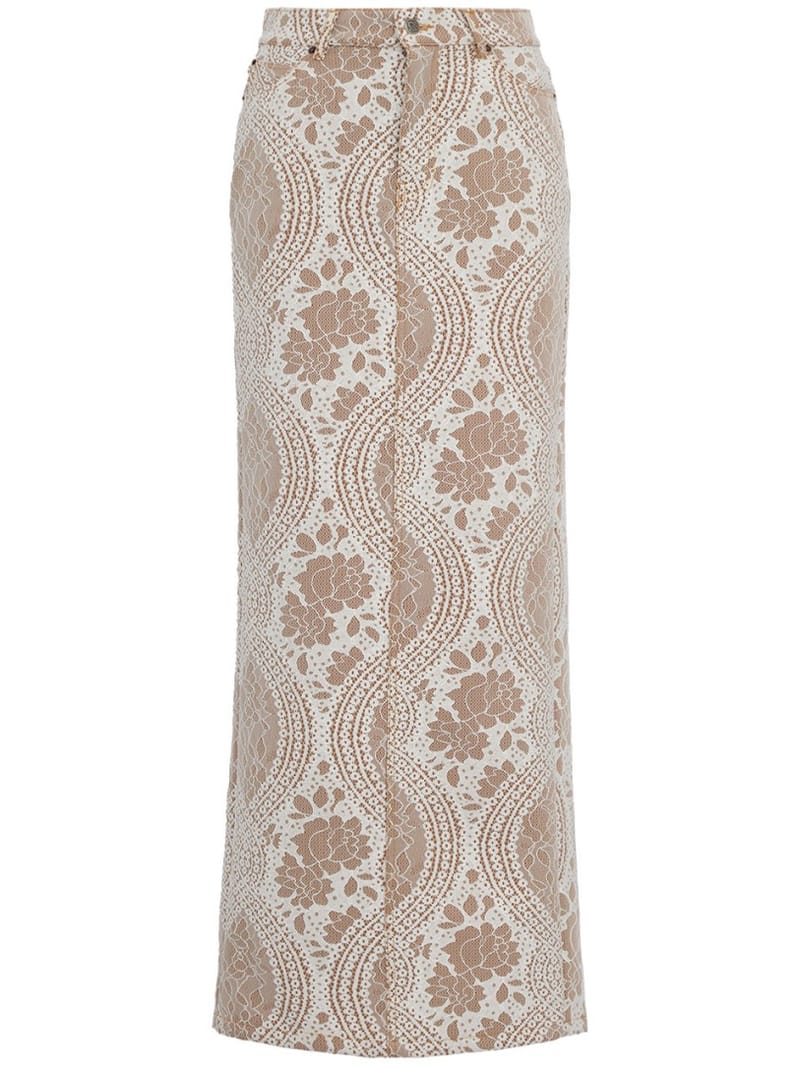 Giuseppe Di Morabito: Poly blend long skirt