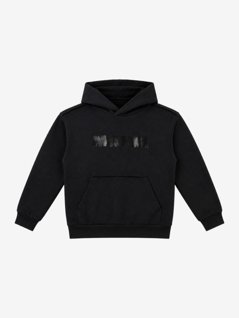 Marni Junior: Printed cotton hooded sweatshirt