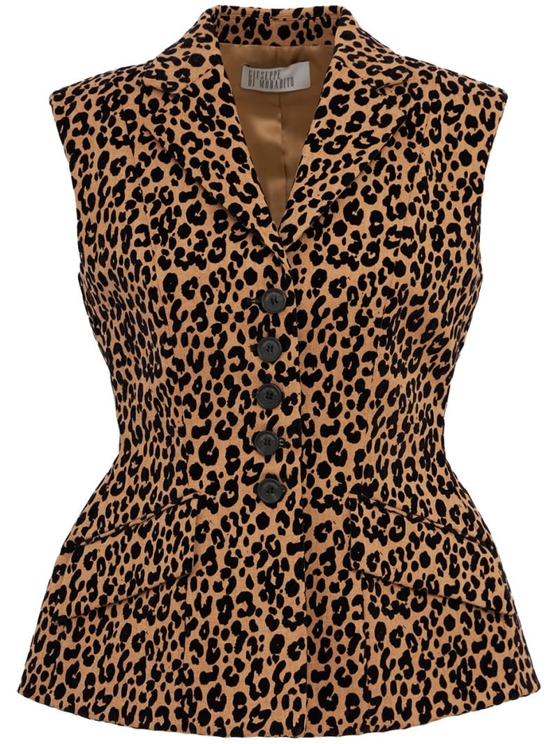 Giuseppe Di Morabito: Printed poly blend vest