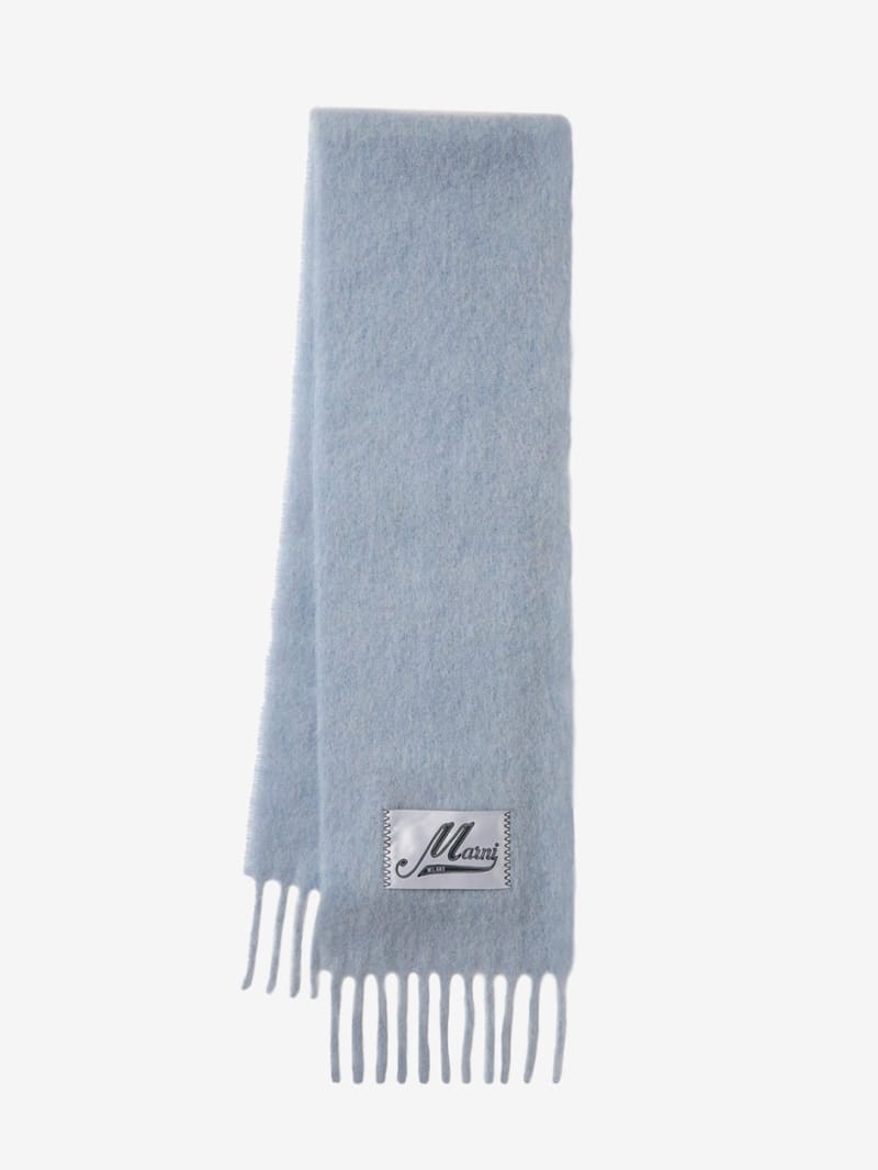 Marni: Sciarpa in alpaca spazzolata